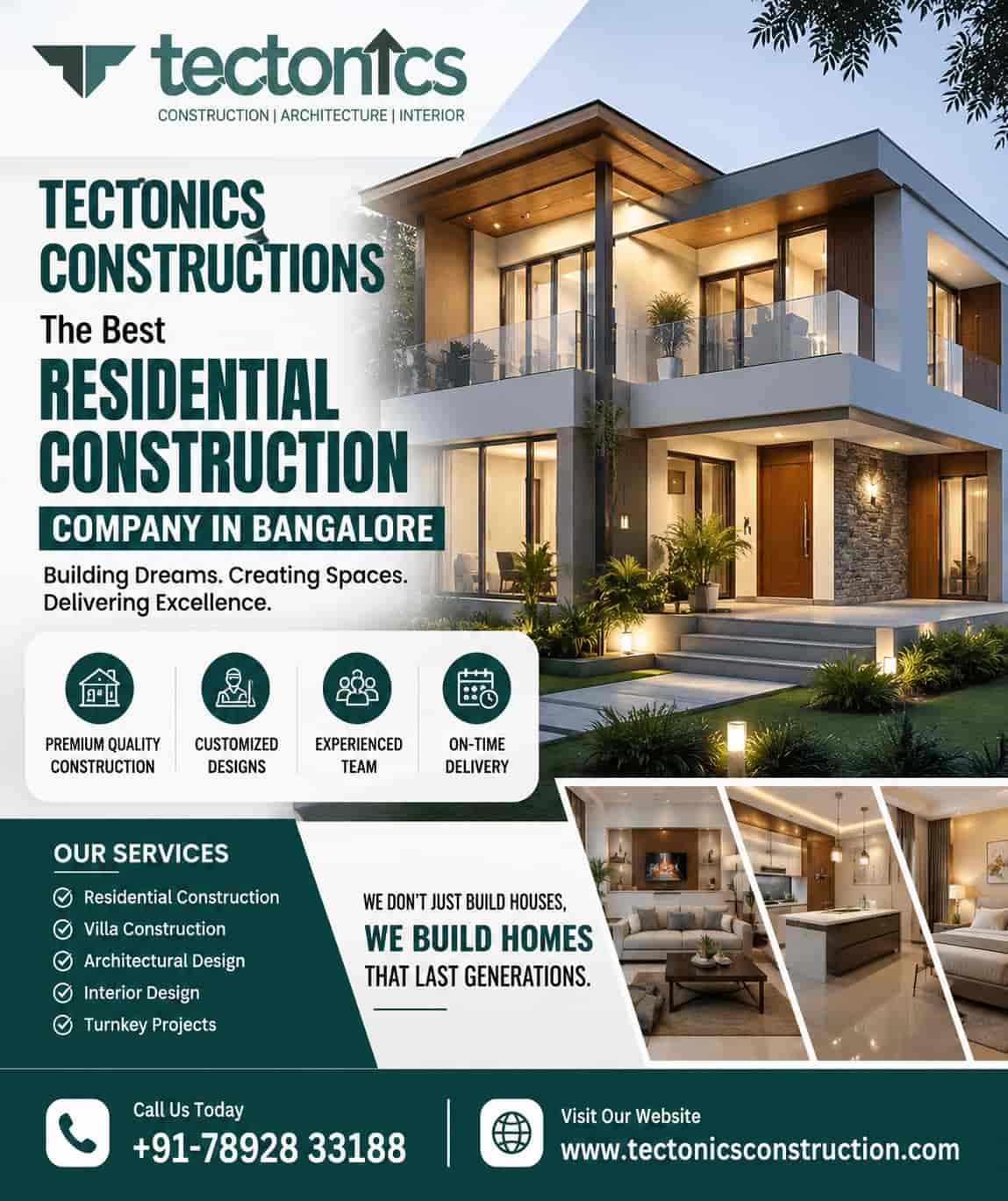 Best Residential construction company in Bangalore